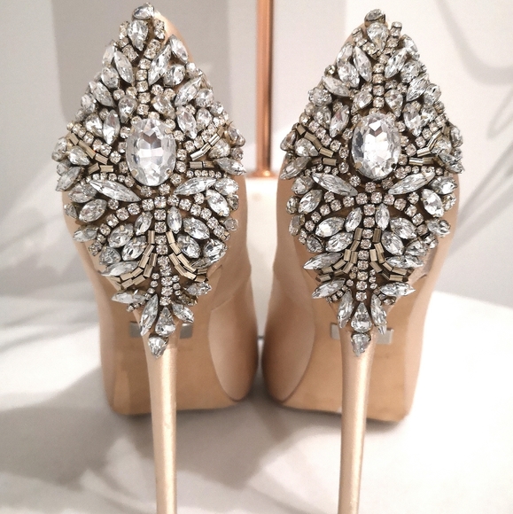 Badgley Mischka Shoes - Badgley Mischka Blush Pink Heels